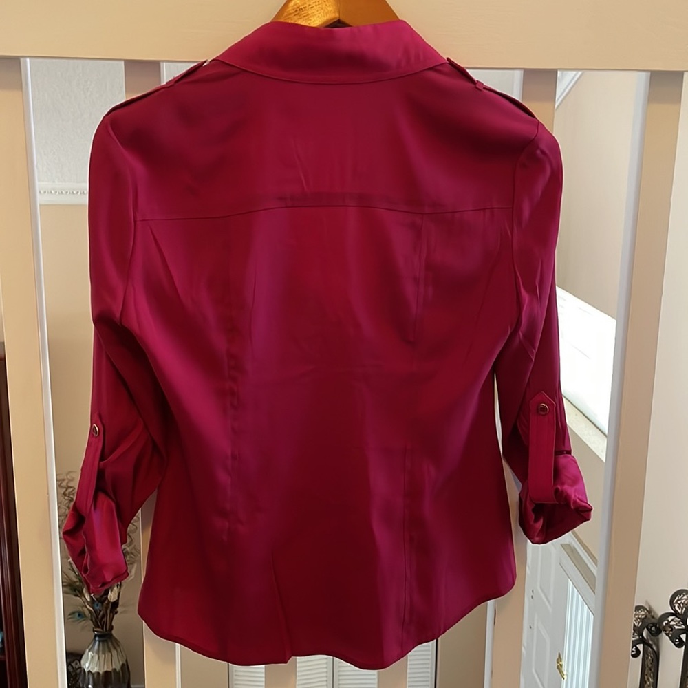 Cache Silk Button Down Blouse - image 6